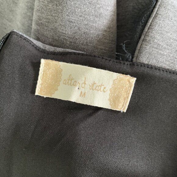 Altar’d State Dress Medium Gray Sleeveless Fit Flare Cottagecore - Picture 6 of 7